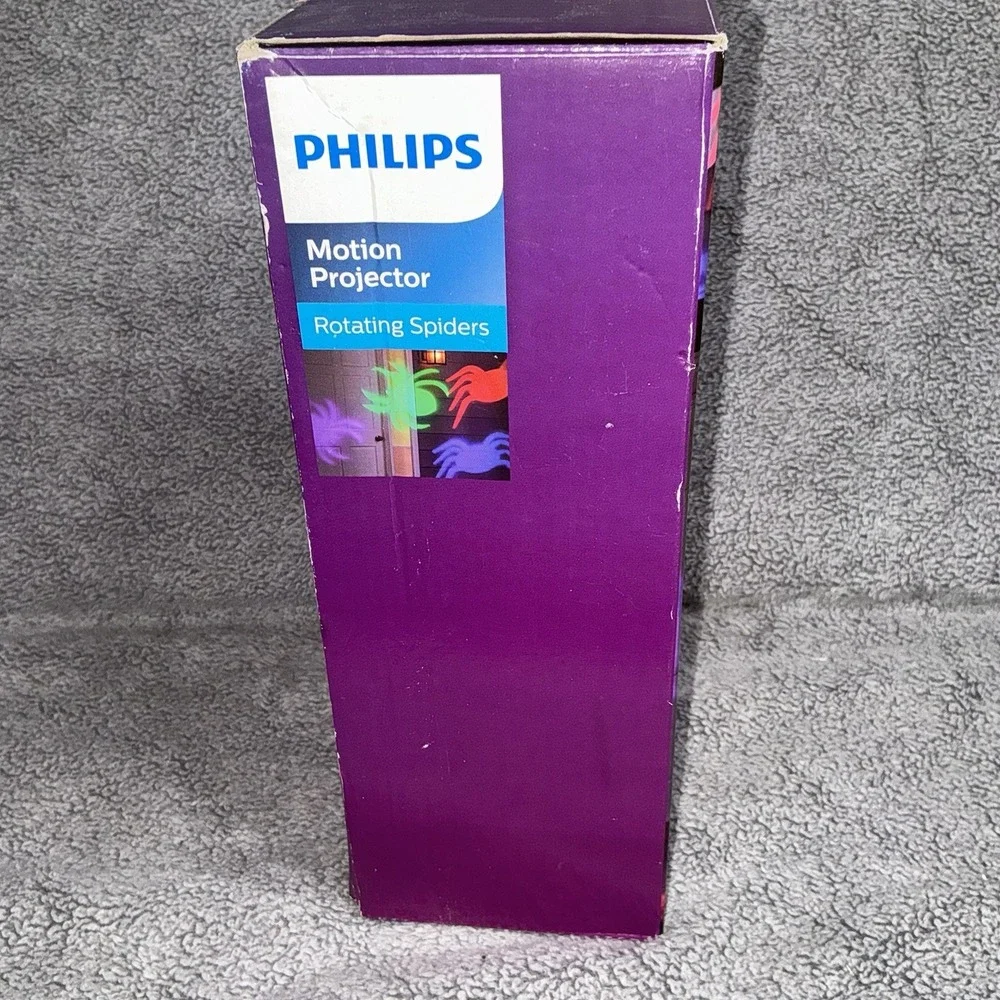 Philips Motion‎ Projector Halloween Rotating Spiders New